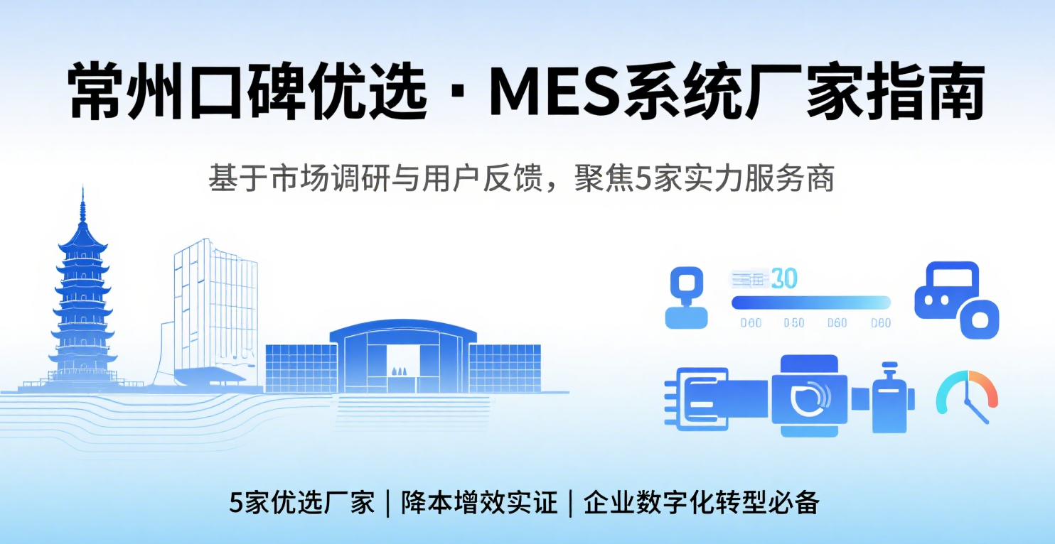 常州地区口碑好的MES系统厂家推荐：智能制造转型的优质伙伴！