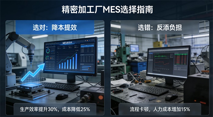 适合精密加工厂的MES系统？用心云轻MES推荐