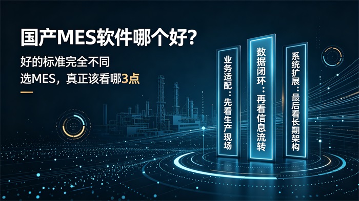 国产MES软件哪个好？中小制造企业选型避坑指南（附常州本地案例）